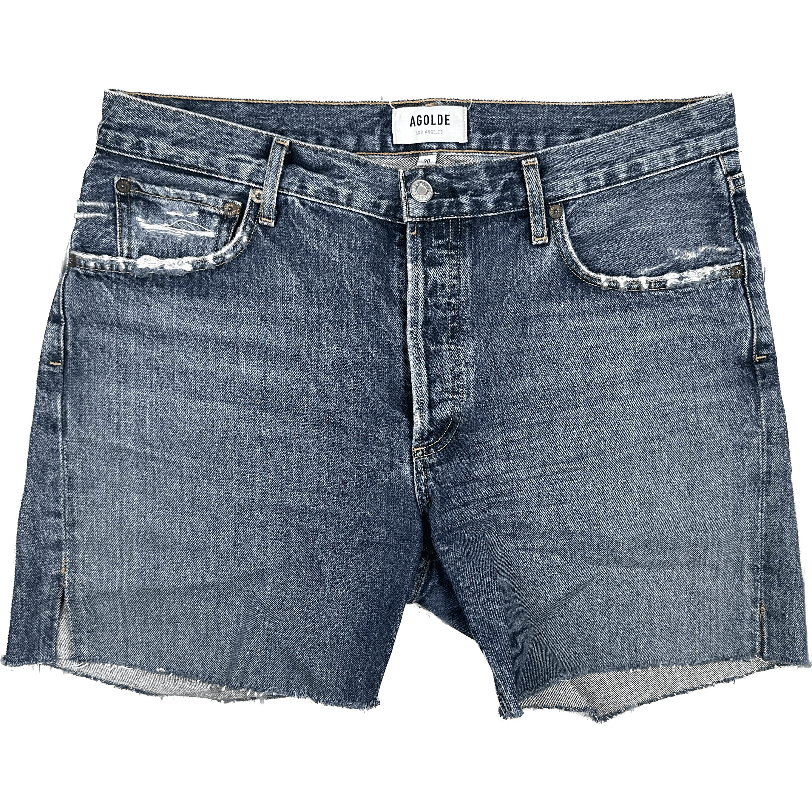 AGOLDE Rumi Boyfriend Denim Shorts Size 30 Jean Pool