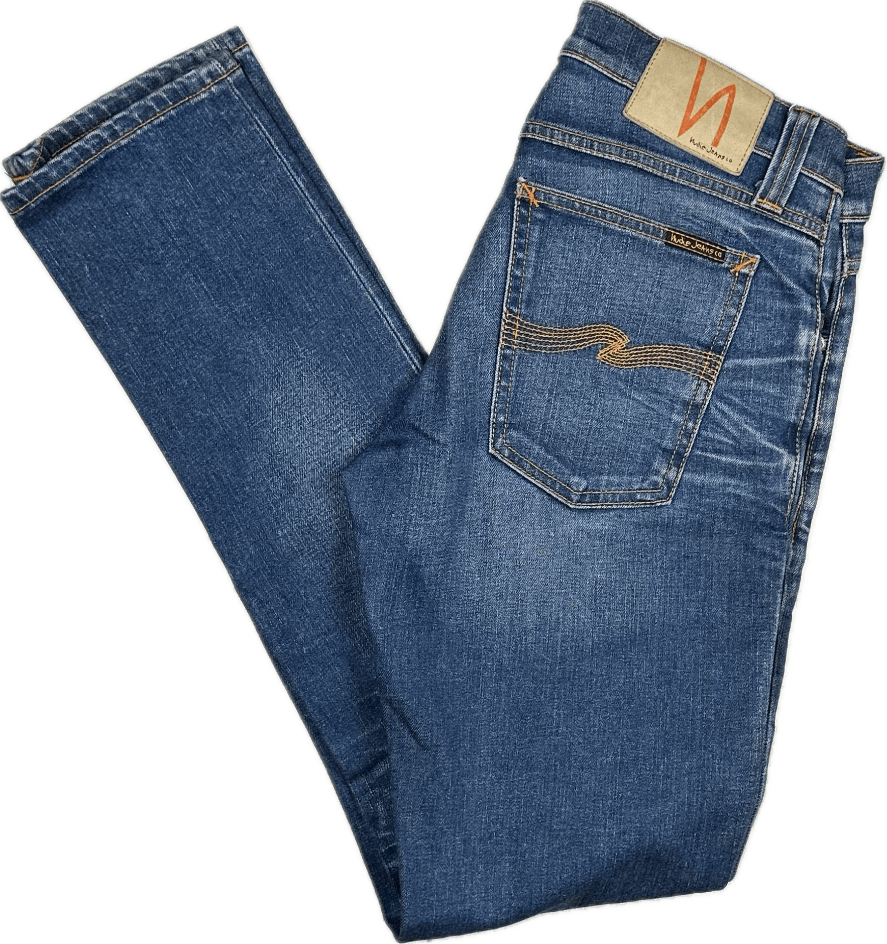 Jeans 36 Waist 30 Leg Nudie Jeans Co 'Tight Long John' Dark Used