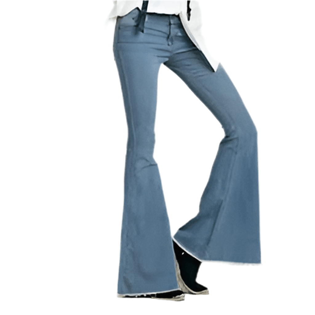 Free People Bell Bottom Low Rise Super Flare Jeans -Size 25