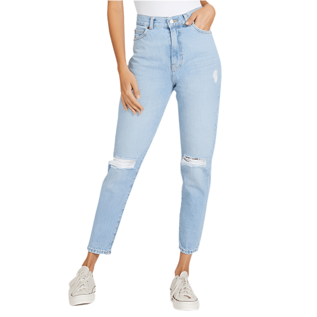 Dr Denim 'Nora' Sky High Mom Ripped Jeans Size 29 – Jean Pool