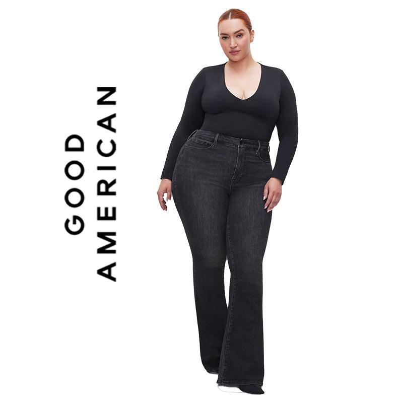 NWT- Good American 'Good Legs' Flare Jeans- Size +24 – Jean Pool