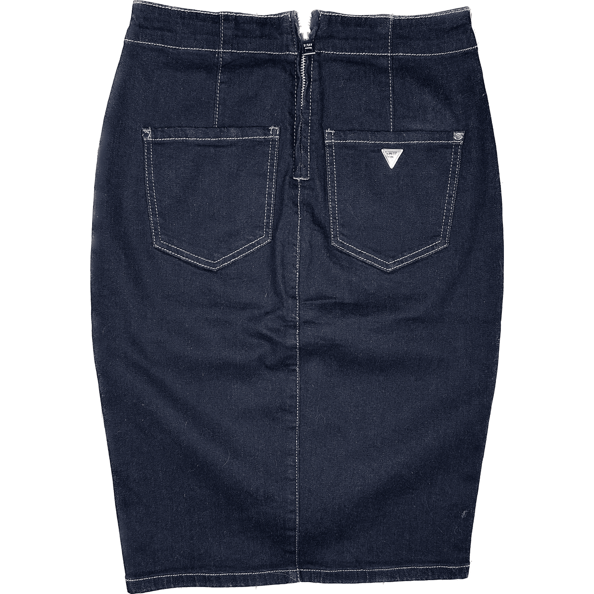 Guess paula 2025 denim pencil skirt