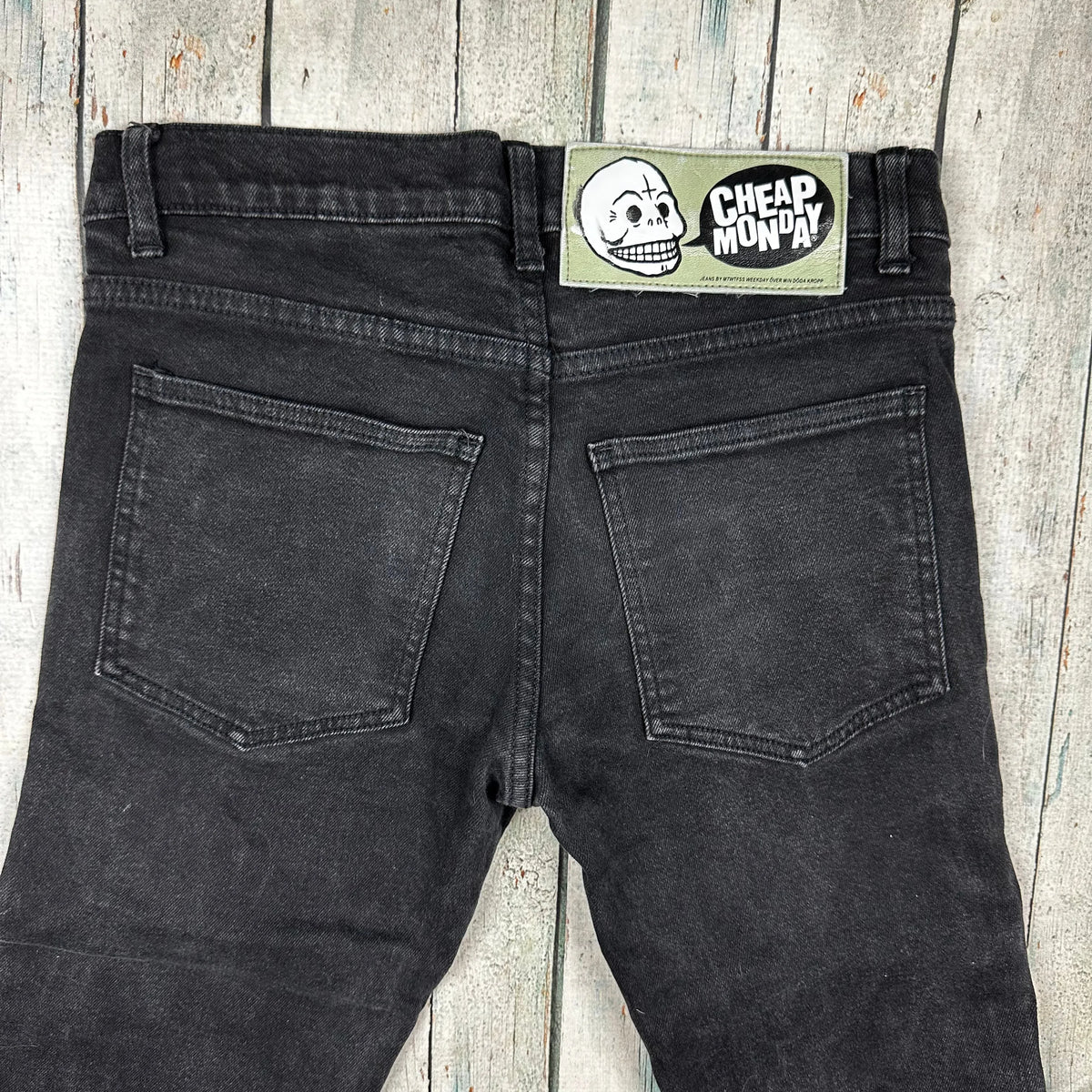 Cheap monday black outlet jeans