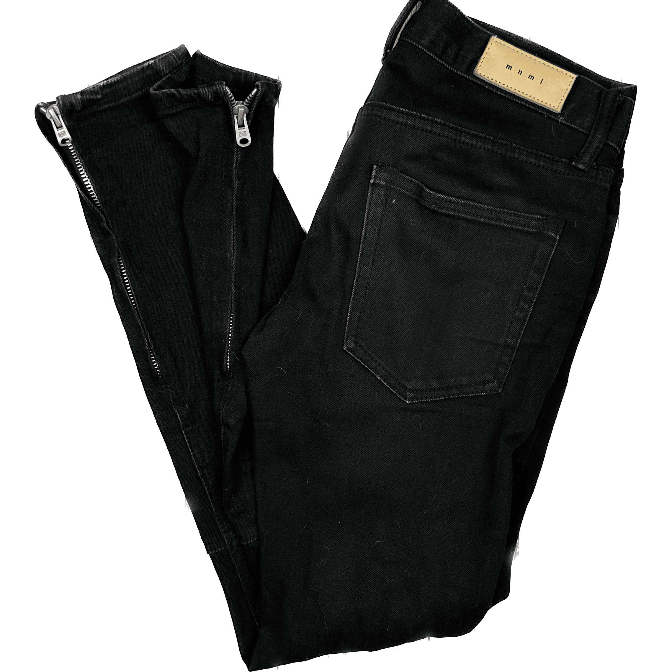 mnml-black-zip-ankle-skinny-jean-size-29-jean-pool