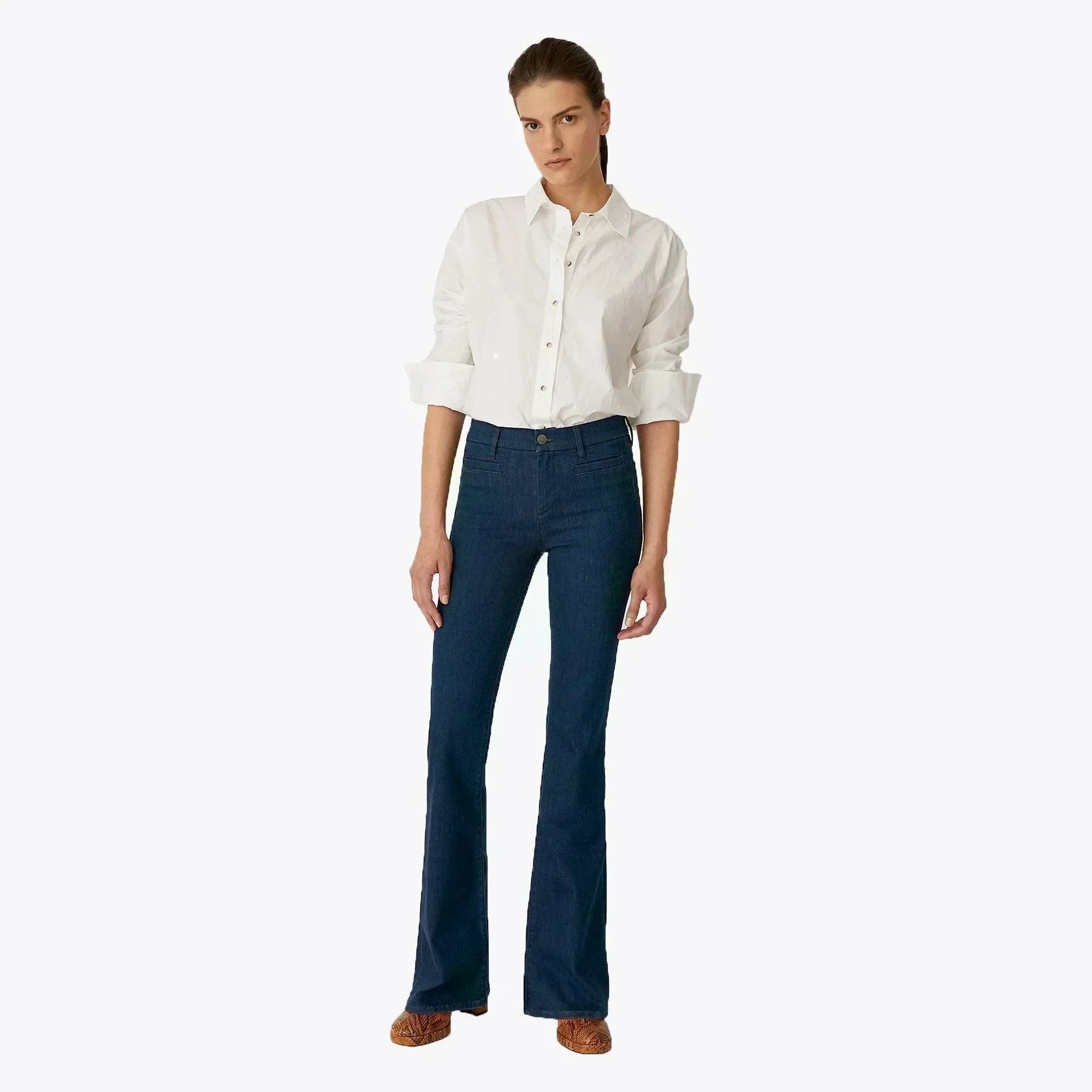 'Marrakesh' Mid Rise Kick Flare Jeans- Size 28 – Jean Pool