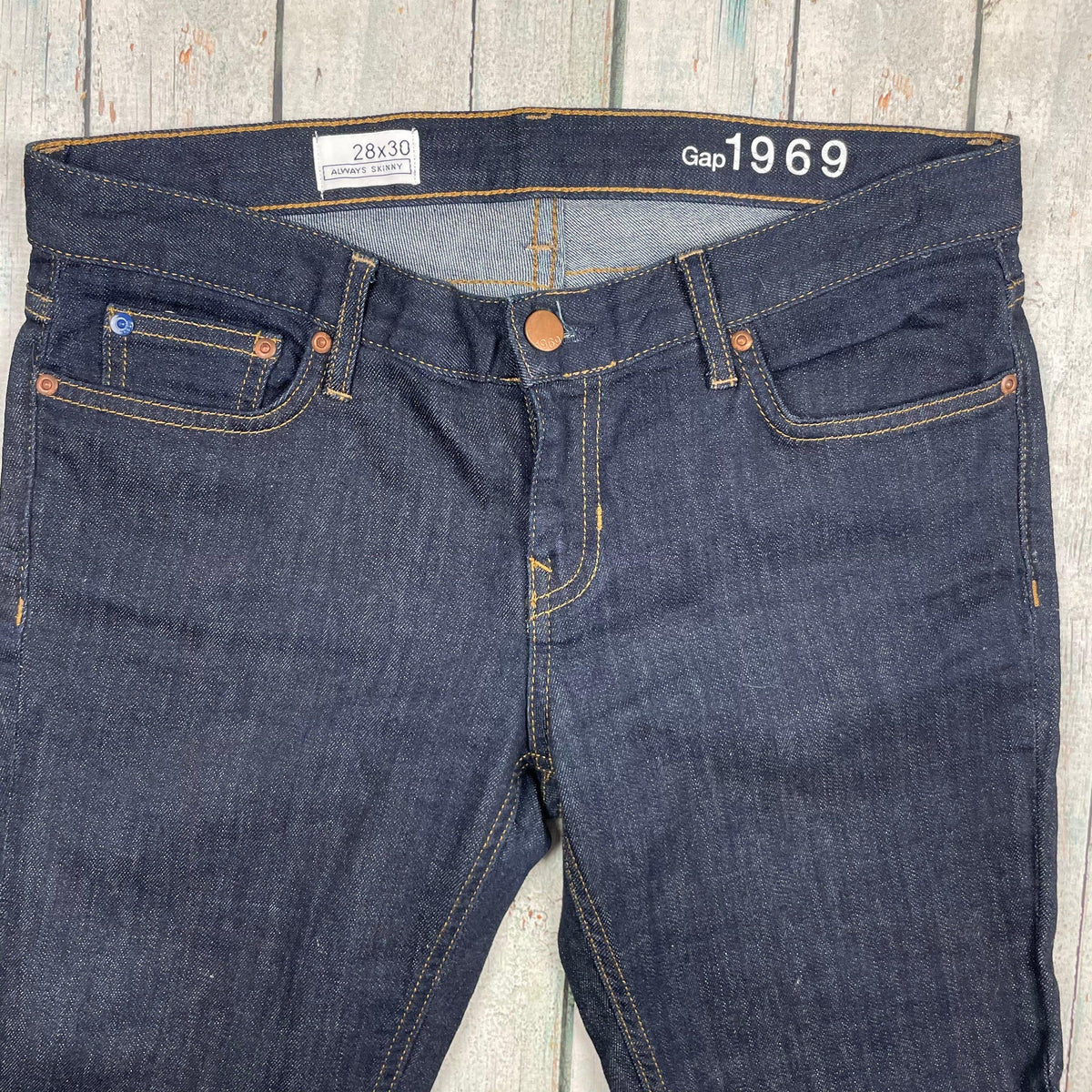 GAP Low Rise 'Always Skinny' Ladies Denim Jeans -Size 28x30 – Jean Pool