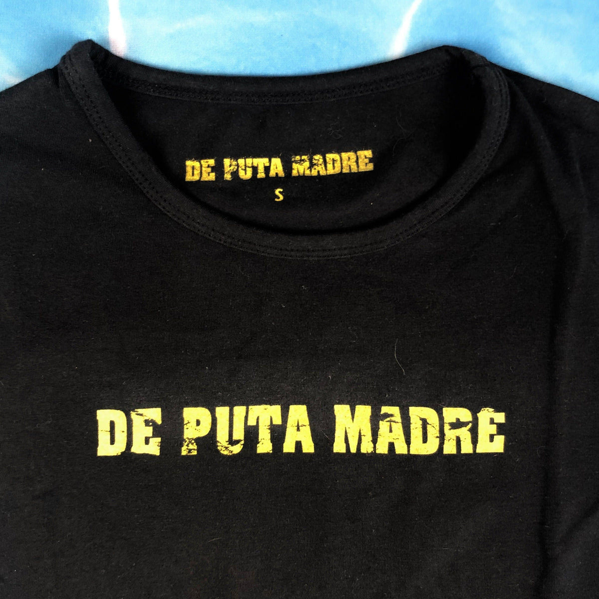 NEW - Ladies De Puta Madre Fitted Black T Shirt - Size M – Jean Pool