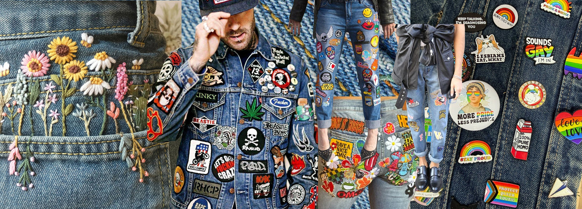 Unique Denim: Embroidery, Patches & Pins Your Ultimate Guide