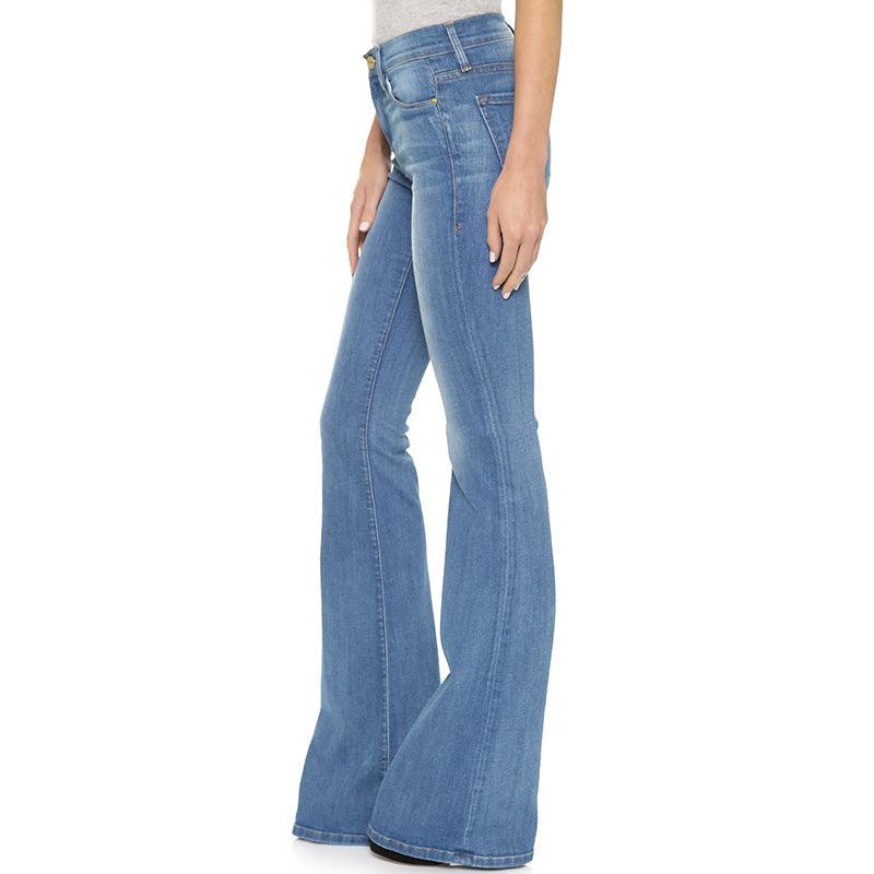 Ladies Designer Flare Jeans - Jean Pool