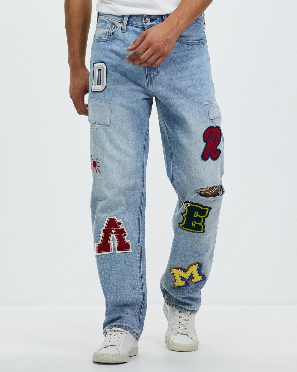 Mens-Relaxed-Baggy-Jeans