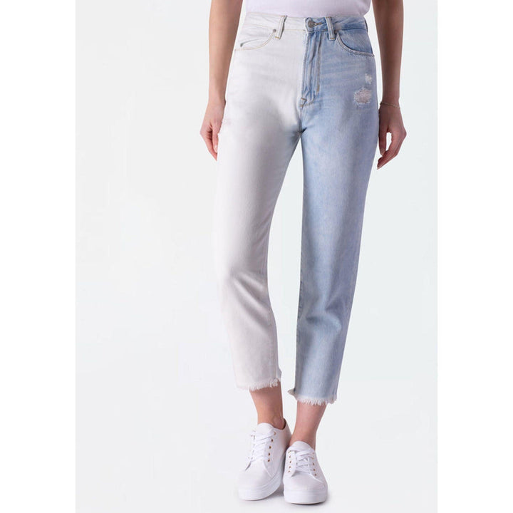 NWT- LTB Ladies 'Selina' Bleach Contrast Slim Mom Jeans -Size 29 - Jean Pool