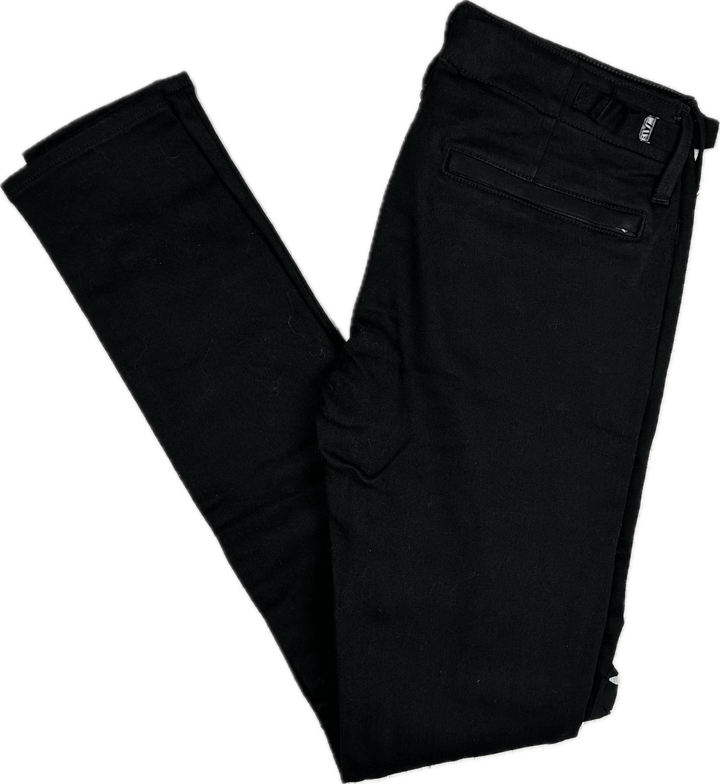 G Star RAW Womens 'Aeronotic Low Skinny' Black Cargo Jeans -Size 25/32