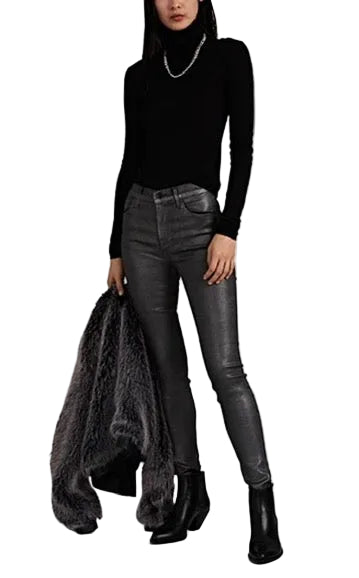 NEW- J Brand Silver Lament  'Maria' High Rise Skinny Jeans- Size 29