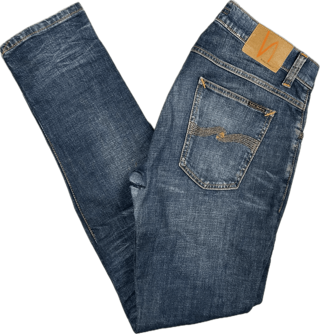 Nudie Jeans Co. 'Tight Terry' Dusty Denim Stretch Jeans - Size 32