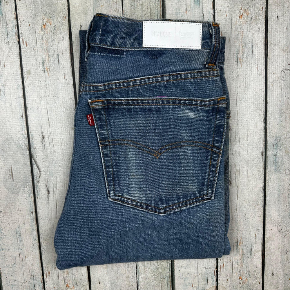 RE/DONE High Rise Ankle Crop Jeans -Size 27 - Jean Pool