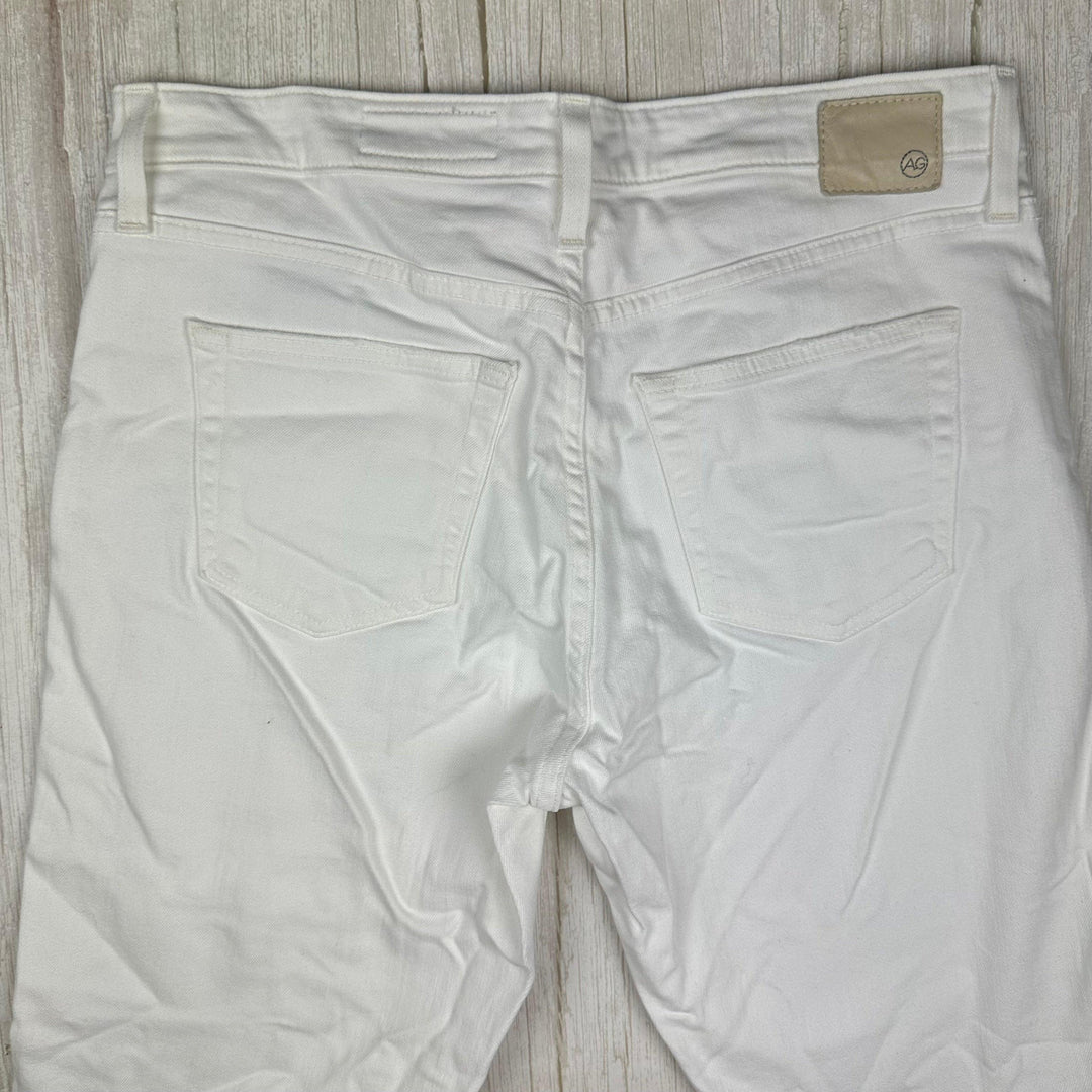 AG Adriano Goldschmied 'Ex-Boyfriend Slim' White Jeans - Size 29R - Jean Pool