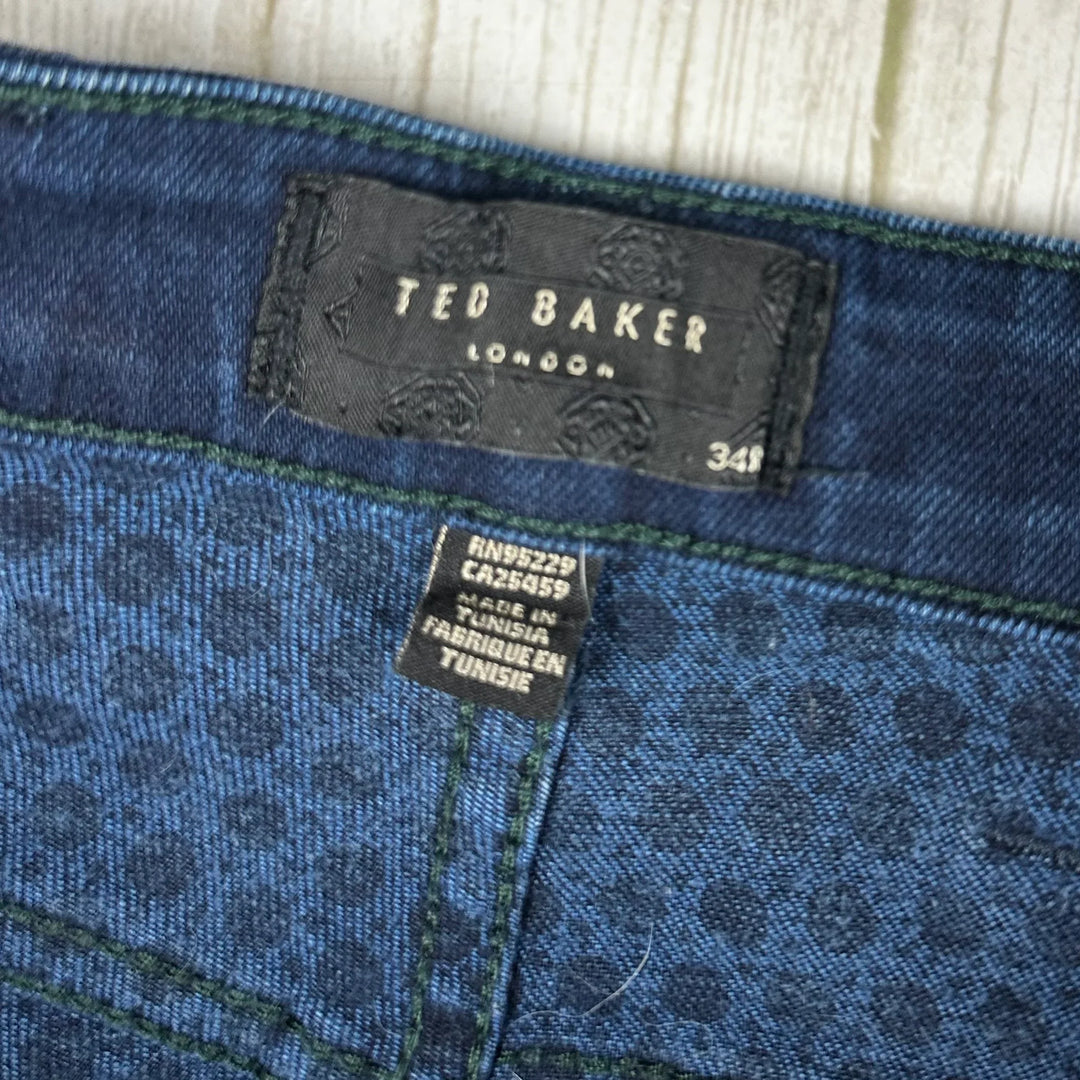 Ted Baker Mens Slim Straight Jeans - Size 34