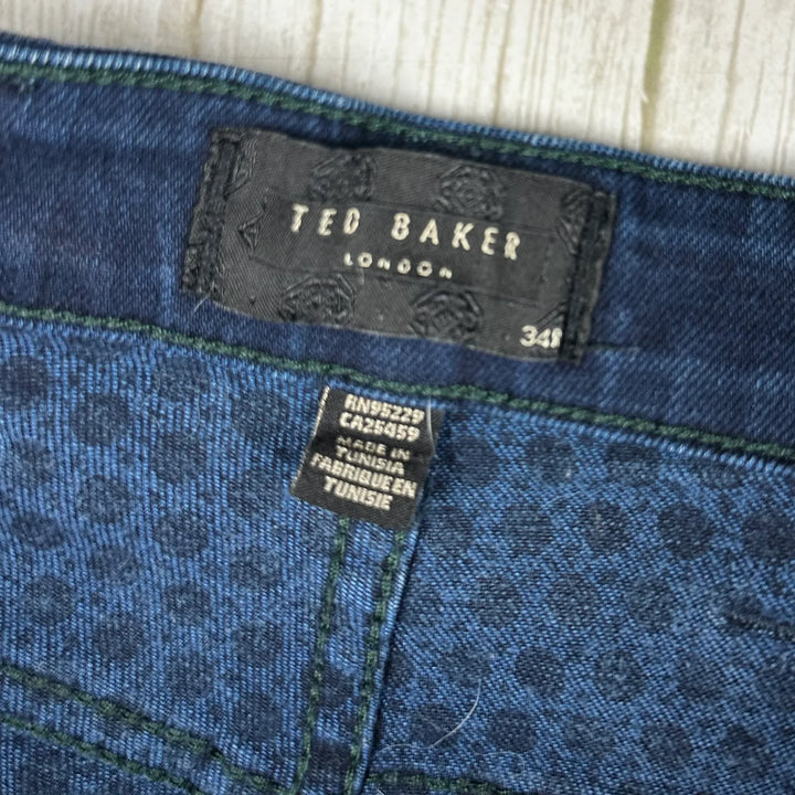 Ted Baker Mens Slim Straight Jeans - Size 34