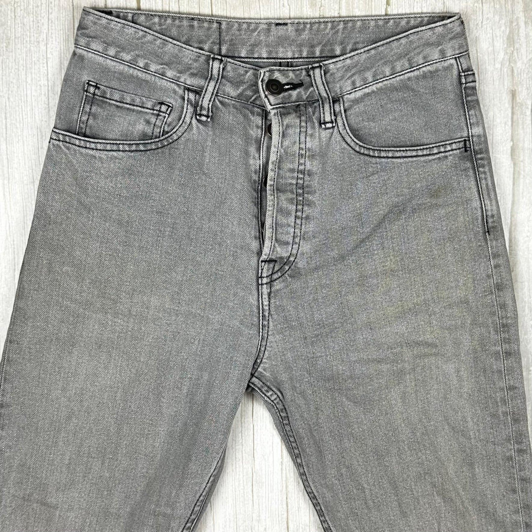 Bassike Made in Japan Classic Grey Crop Jean -Size 26