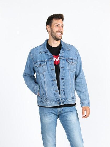 NWT-Levis 'The Trucker' Light Stonewash Jacket - Size L - Jean Pool