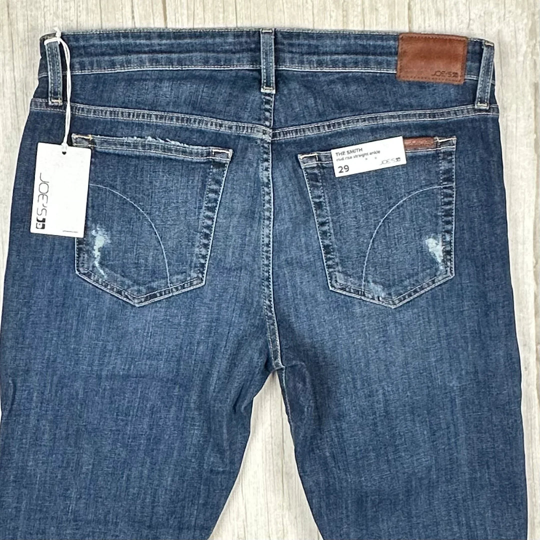 NWT-Joe's Jeans 'The Smith' Mid Rise Straight Ankle Ladies Jeans -Size 29