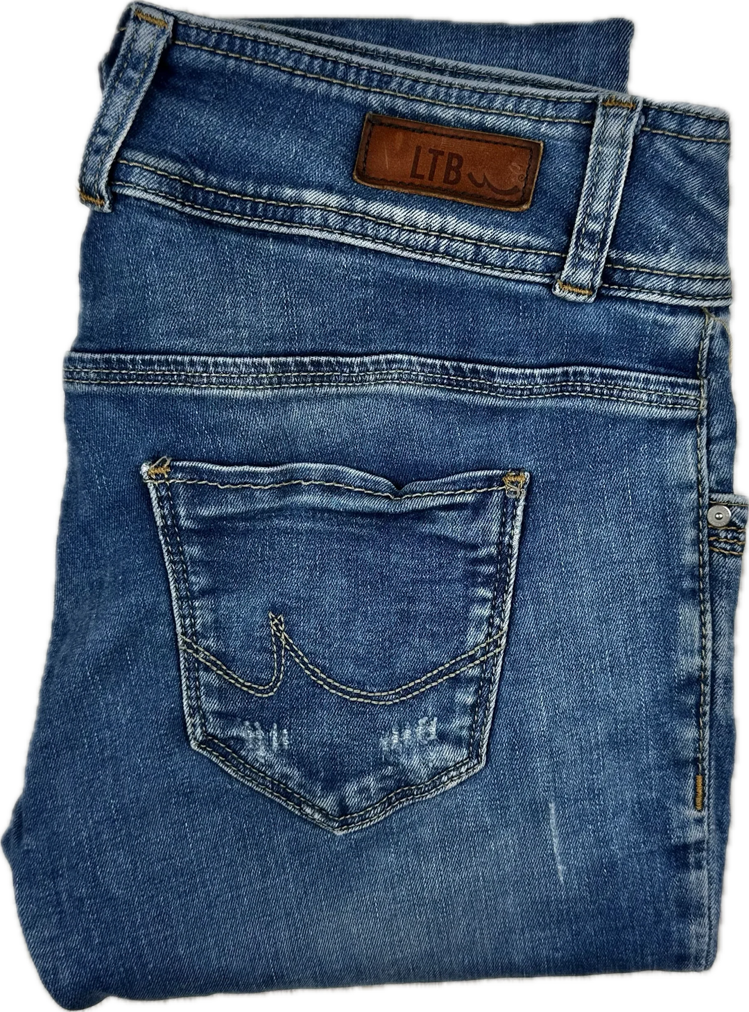 LTB Ladies 'Georget' Ankle Slim Distressed Jeans -Size 29