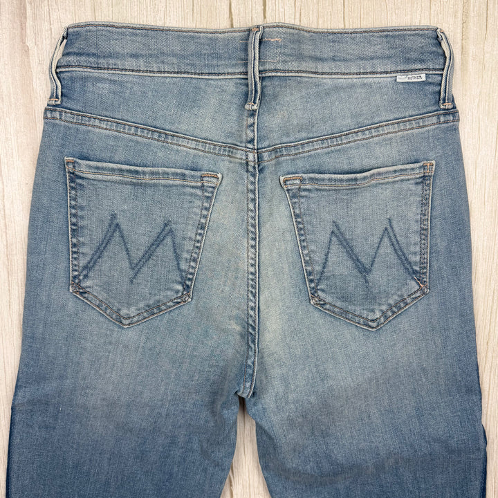 Mother 'The Stunner Zip Ankle Step Fray' Light Kitty Racer Jeans - Size 27