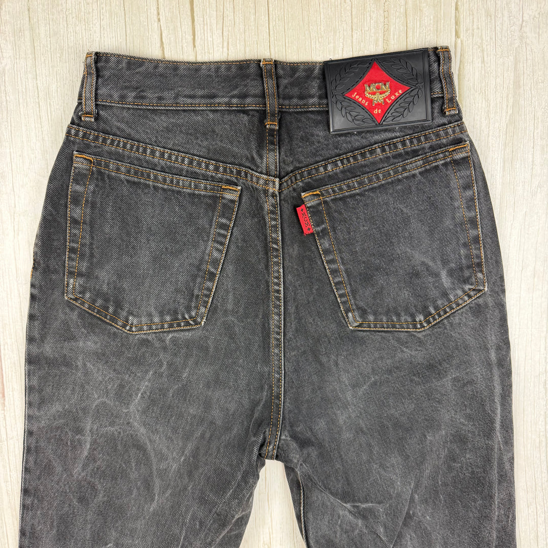 MCM Vintage 1980's Italian High Waist Tapered Jeans- Suit Size 7/8