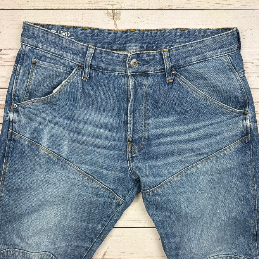 G Star RAW ' 5620 3D Tapered' Logo Jeans -Size 32/32