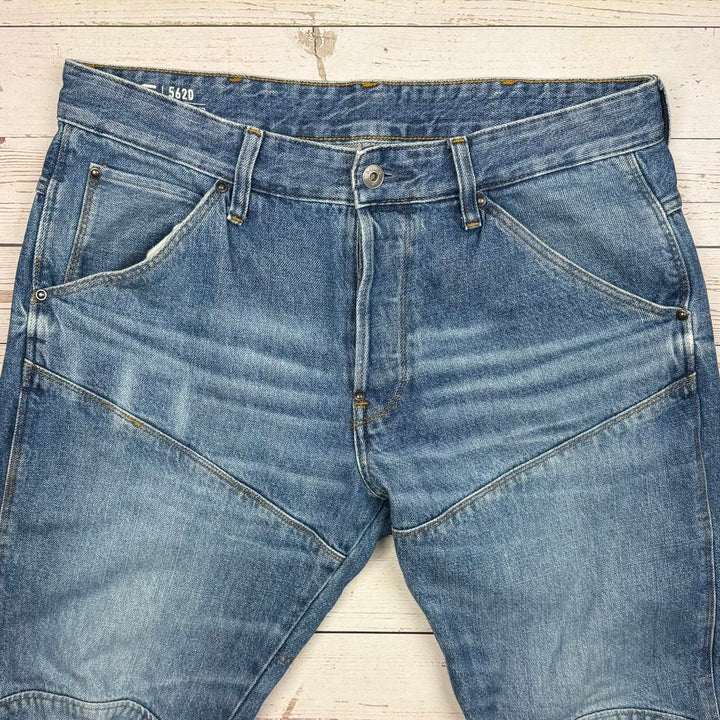 G Star RAW ' 5620 3D Tapered' Logo Jeans -Size 32/32