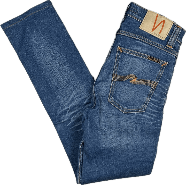 Nudie 'High Kai' Dark Used Denim Jeans- Size 27S