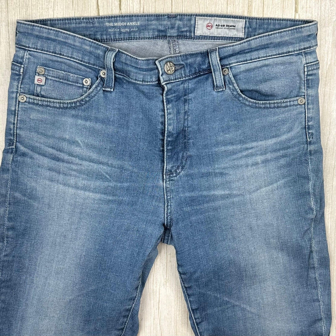 AG Adriano Goldschmied 'The Middi Ankle' Stretch Jeans- Size 30R