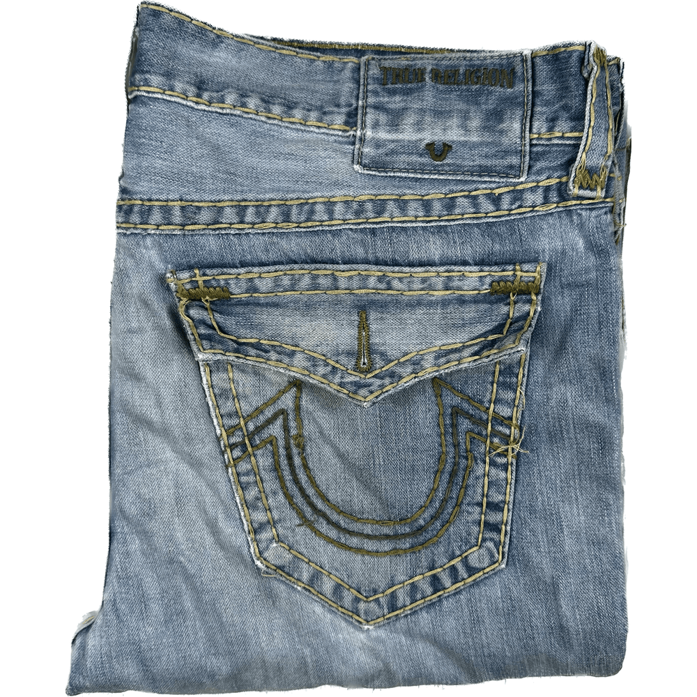 True Religion Mens 'Ricky' Straight Jeans - Size 40 - Jean Pool