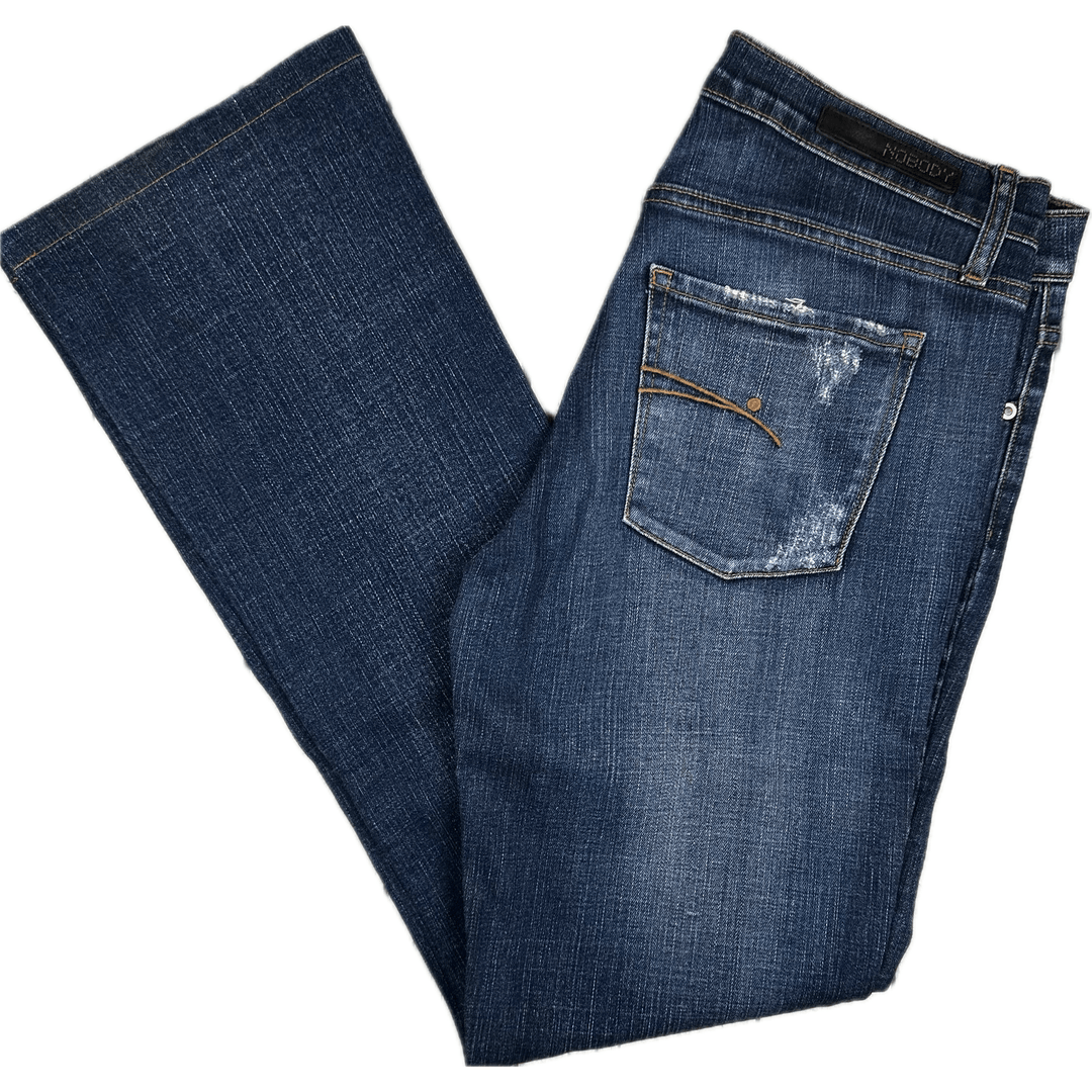 NOBODY Distress Wash Boot Cut Jeans- Size 31 - Jean Pool