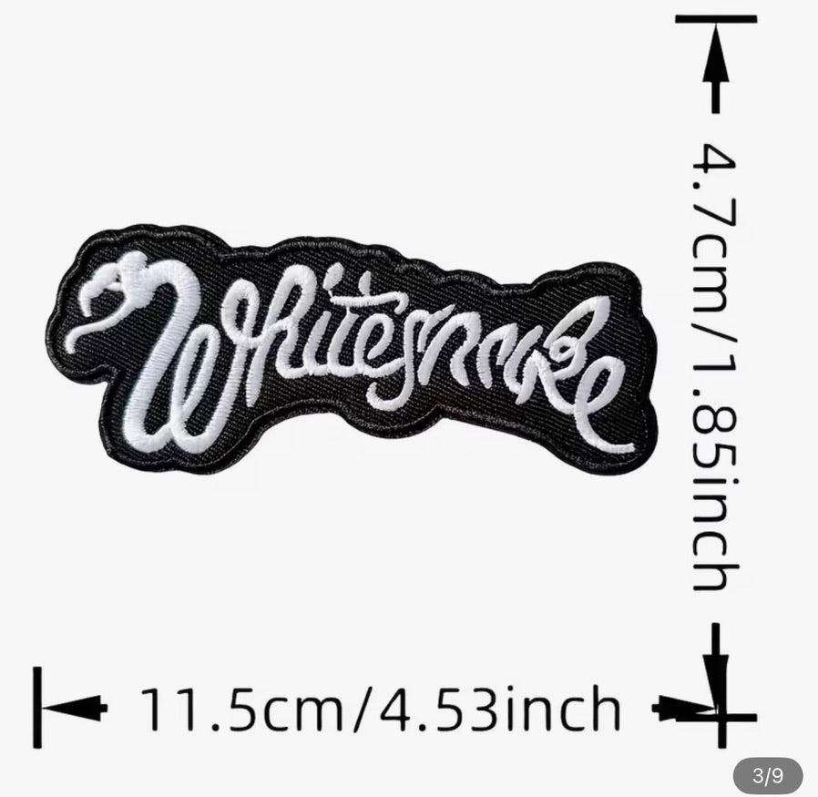 Whitesnake- Embroidered Patch