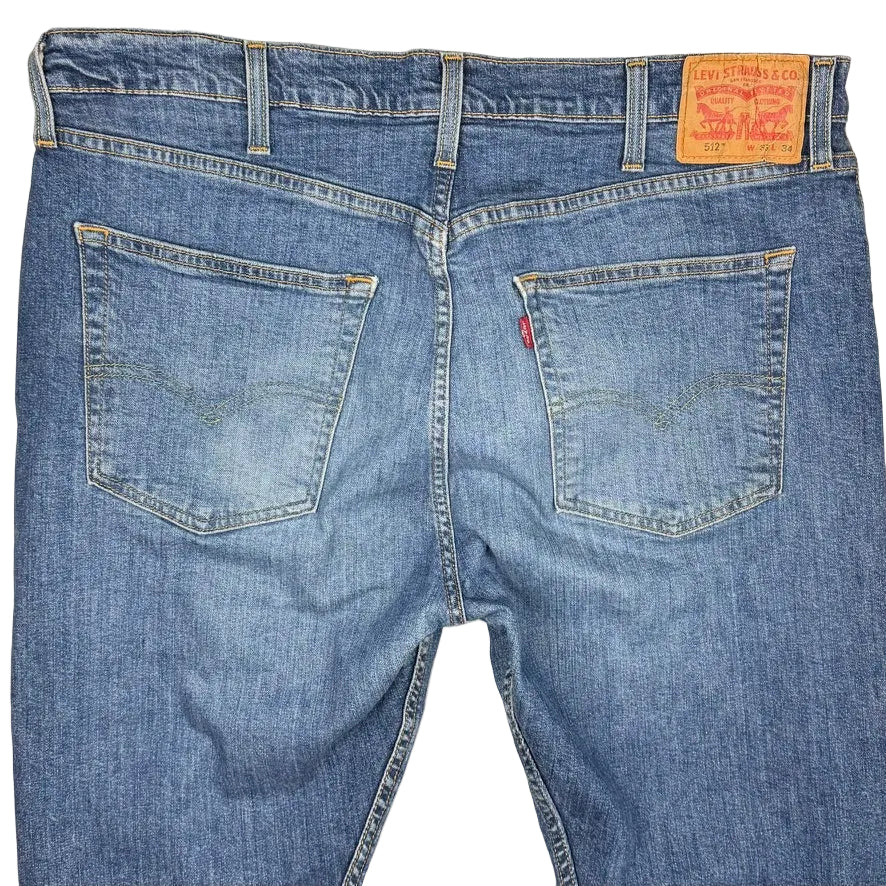 Levis 512 Tapered Mens Stretch Jeans - Size 38