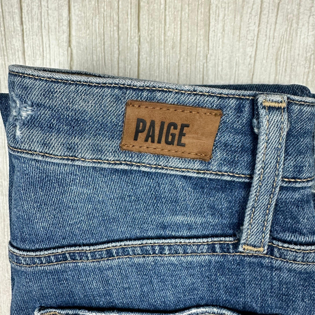 Paige Denim 'Sarah Slim' Embarcadero Distressed Jeans- Size 24