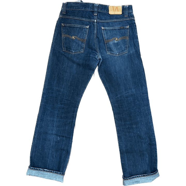 Nudie Jeans Co. 'Regular Alf' Dry Selvage Jeans - Size 32/34 - Jean Pool