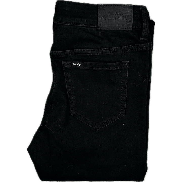 Riders by Lee Black Stretch High Rise Super Skinny - Size 8 - Jean Pool