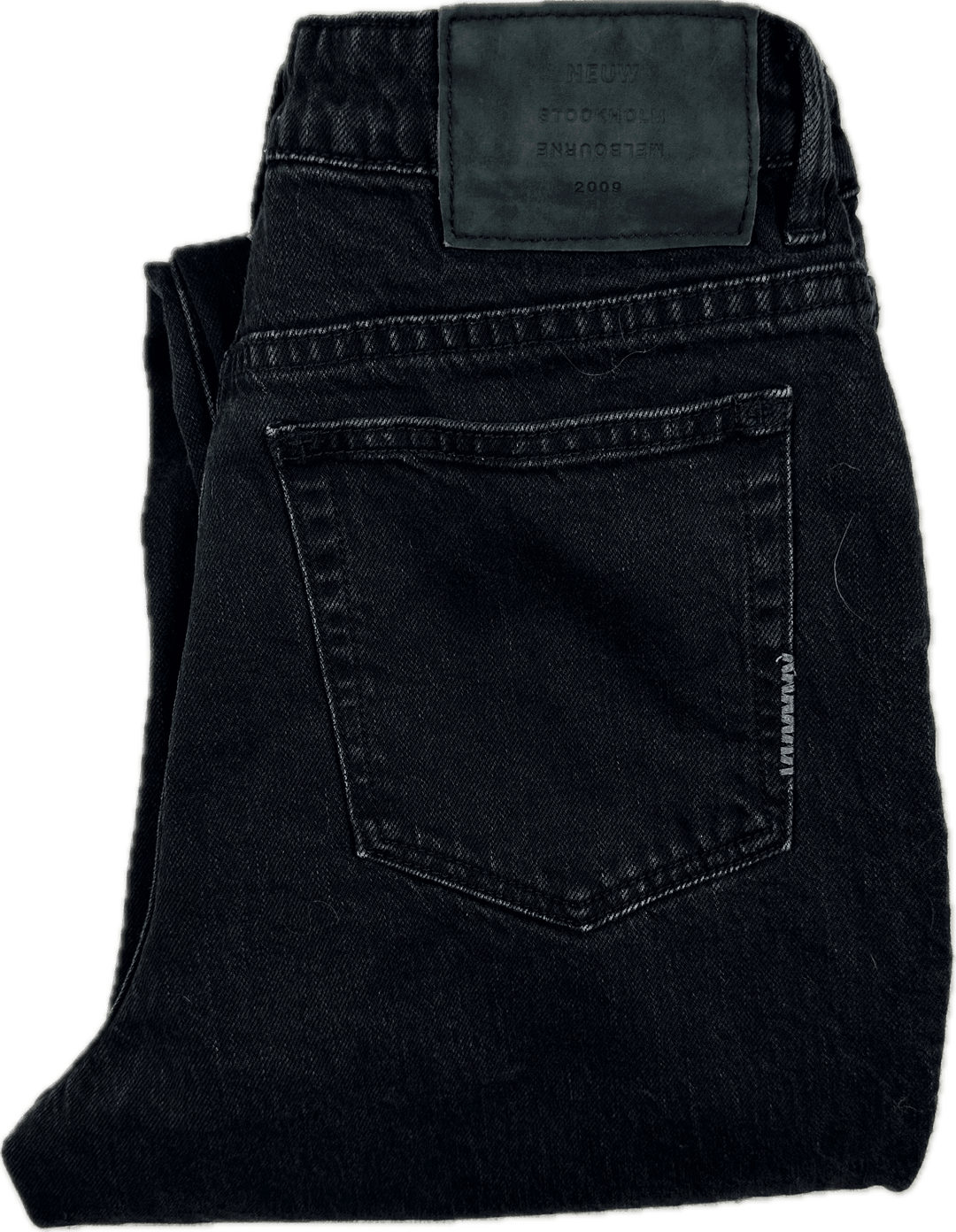 NEUW Ladies 'LOLA' High Rise Black Mom Jeans - Size 28