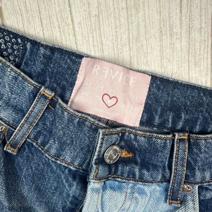 Revice USA 'Matchmaker' Love at First Sight Patch Jeans - Size 30