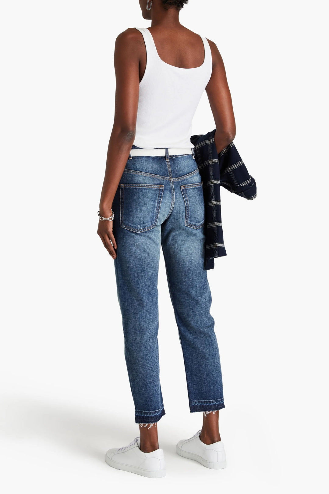 NWT- Isabel Marant Etoile 'Beldon' Exposed Button Jeans -Size 34FR suit 8AU