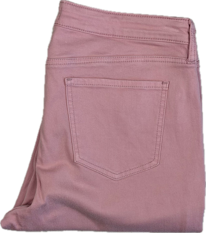 NYDJ Tummy Tuck Cropped Pink Jeans -Size 10US/ 14AU