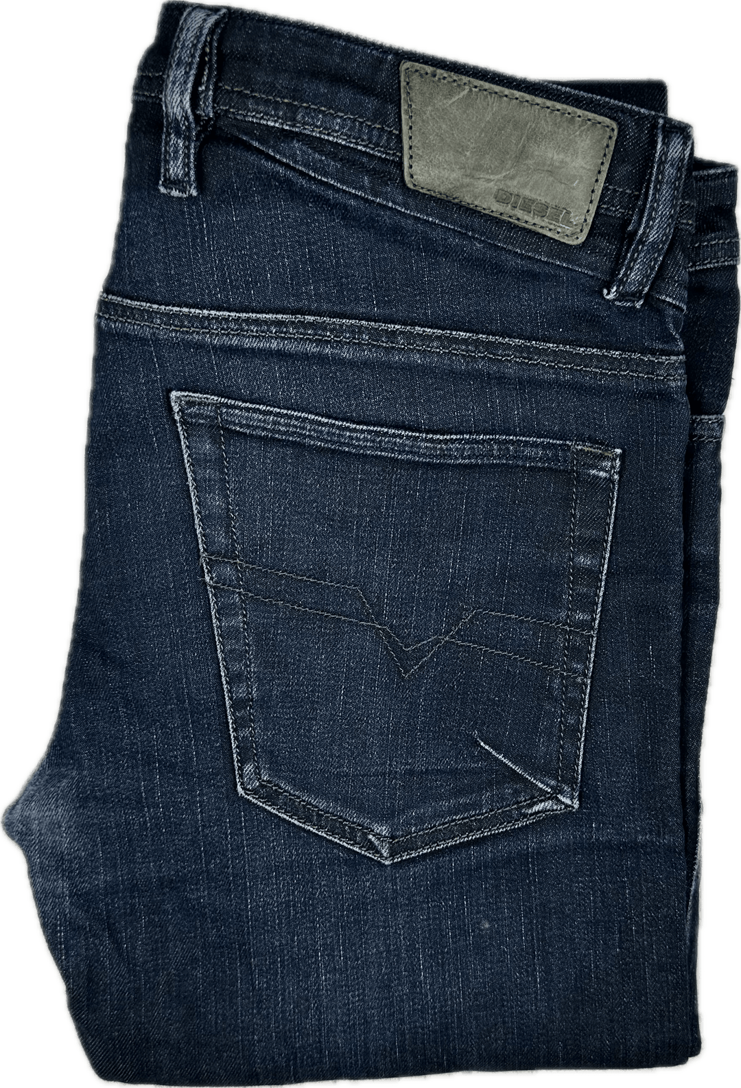 Diesel Mens 'Shioner' Denim Slim Straight Jeans -Size 31/32