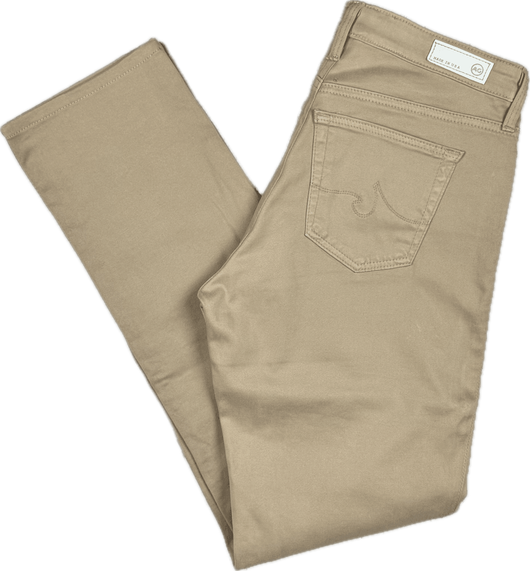 Adriano Goldschmied AG 'the Stilt' Cigarette Slim Fit Beige Jeans- Size 29R - Jean Pool