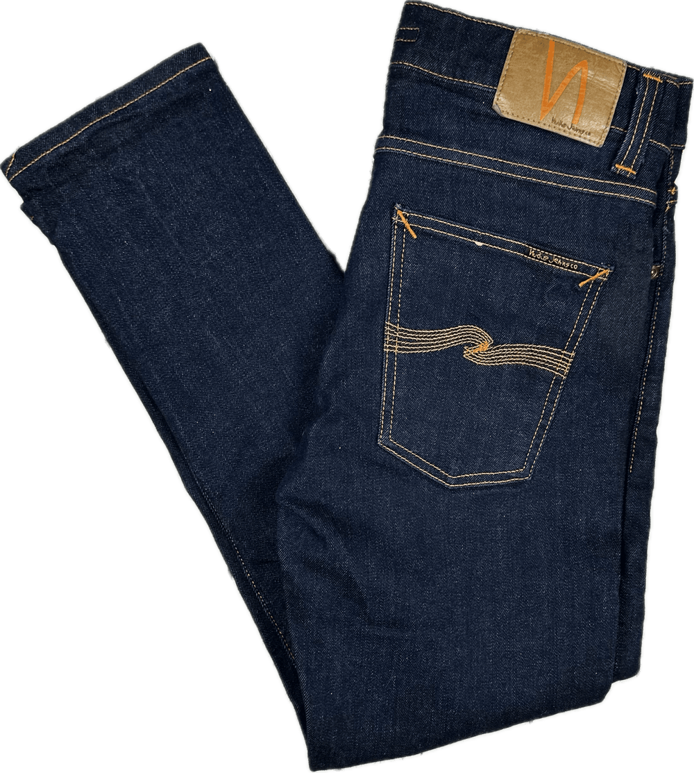 Nudie 'Lean Dean' Dry 16 Drips Wash Jeans- Size 30/28 - Jean Pool