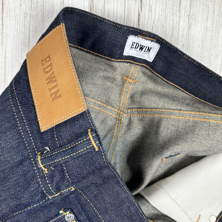 Edwin Japanese Denim- 'ED55' Rainbow Selvedge Mens Jeans -Size 36/32