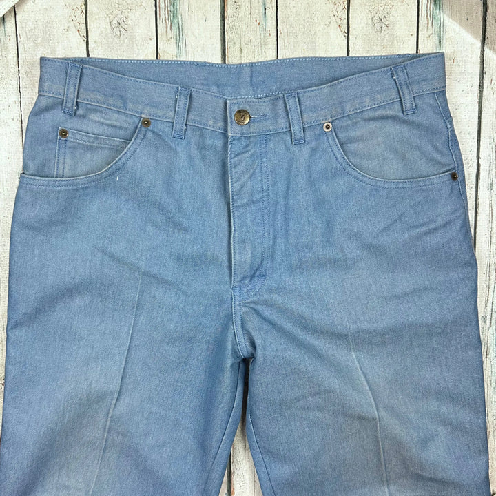 80's Australian Made Fletcher Jones Vintage Jeans - Suit Size 34" - Jean Pool