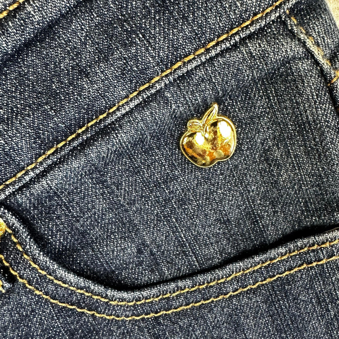 Apple Bottoms Iconic Apple Logo Pocket Flare Jeans -Size 10 โ Jean Pool