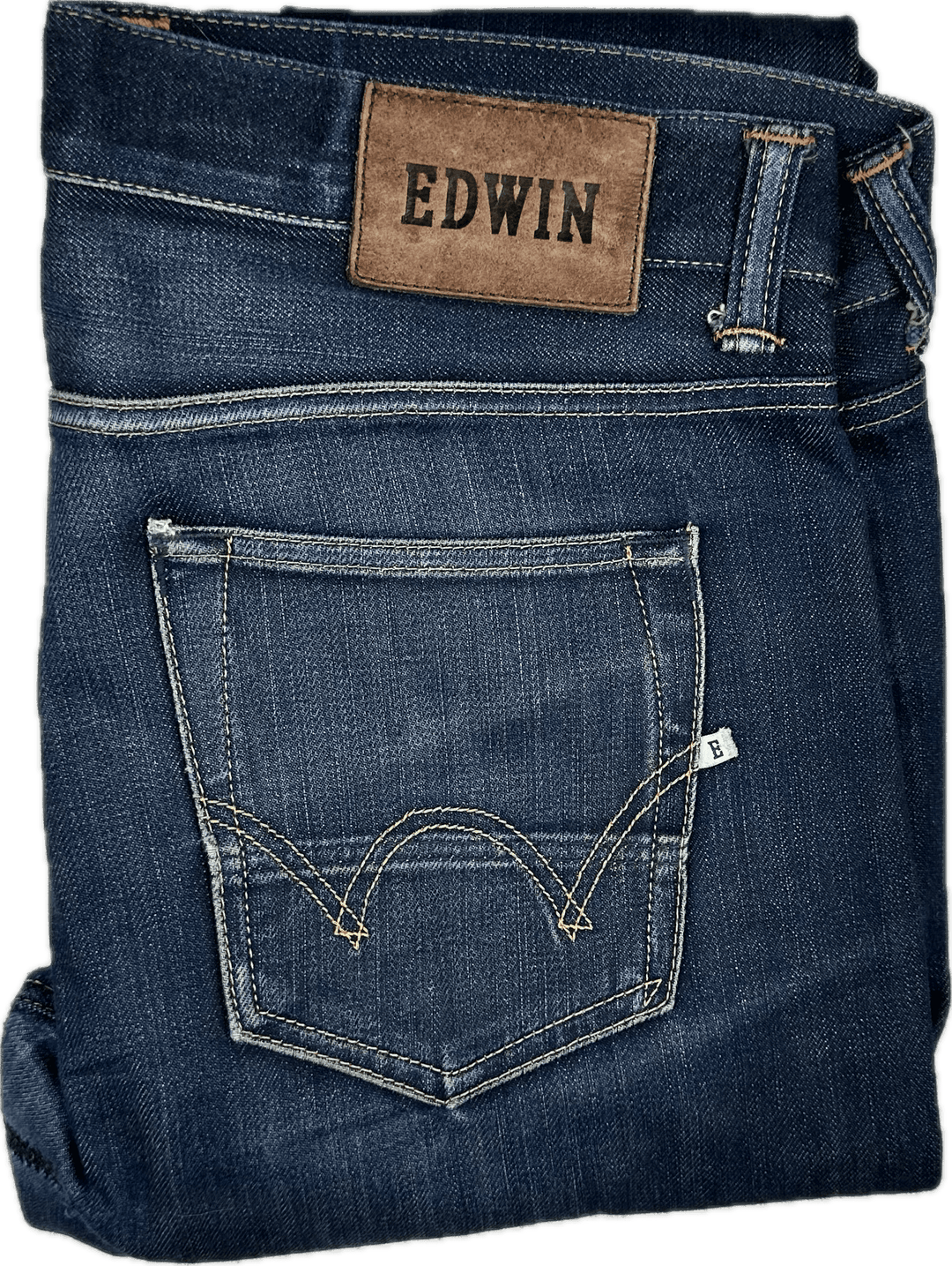 Edwin Japanese Denim- 'ED80' Rainbow Selvedge Mens Slim Jeans -Size 33/34